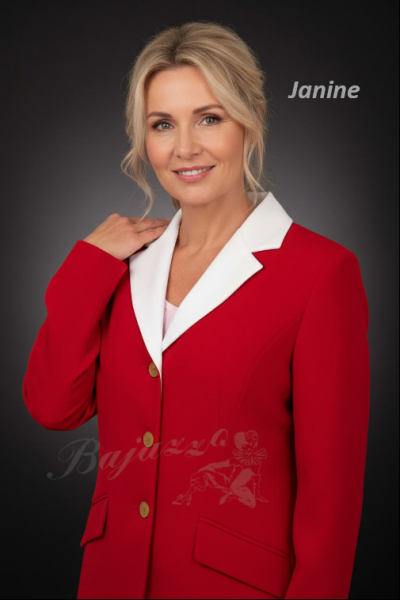 Rotes Damenornat Gr. 46 Sonderangebot